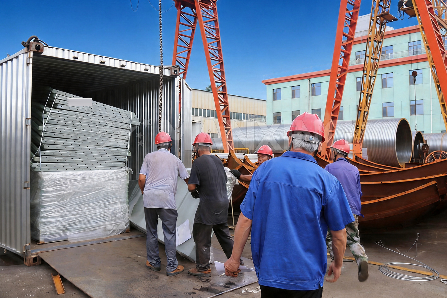 Steel Silo Delivery
