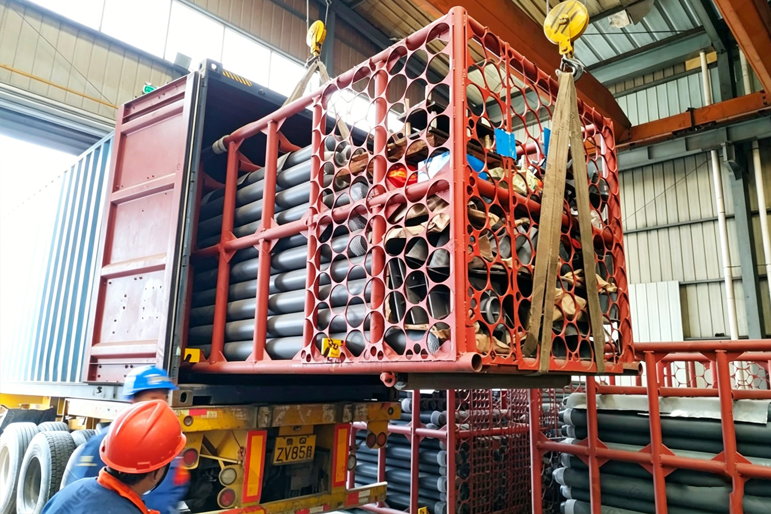 Steel Silo Delivery