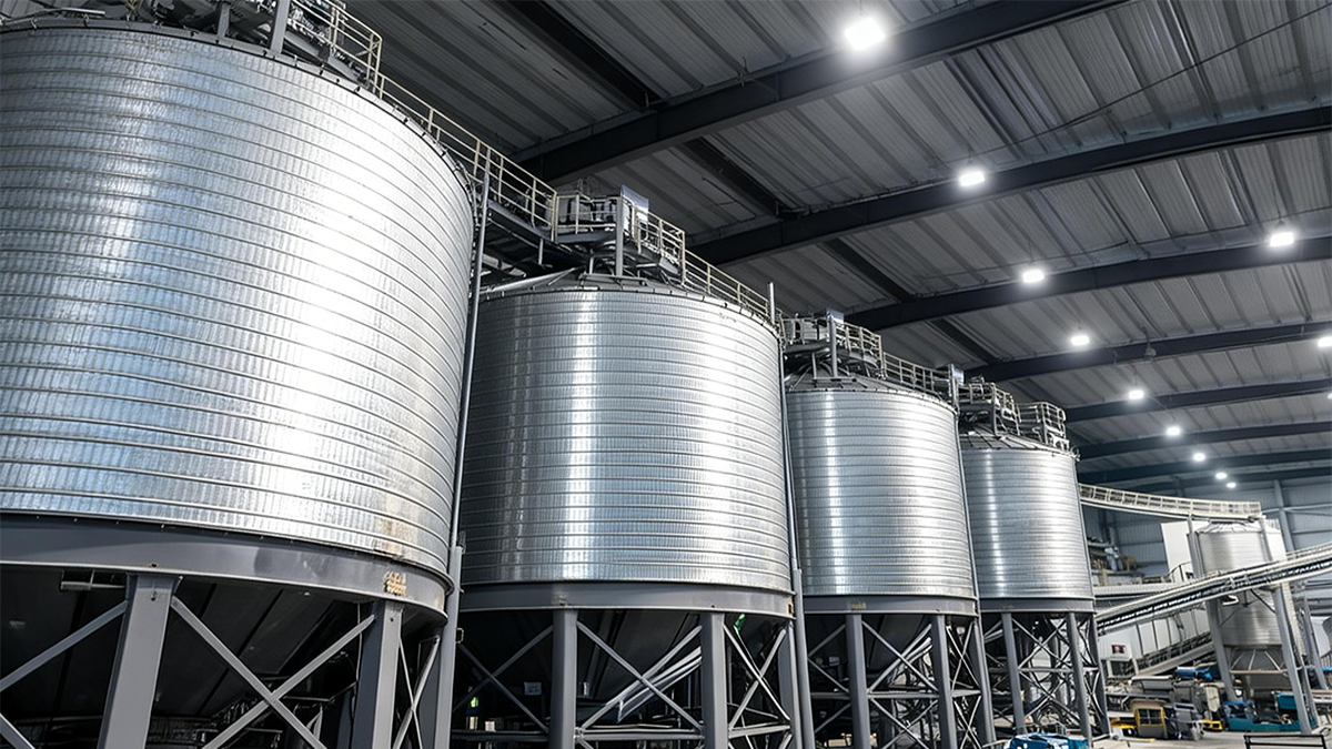 EPC Solutions for Wood Pellet Steel Silo Storage Systems