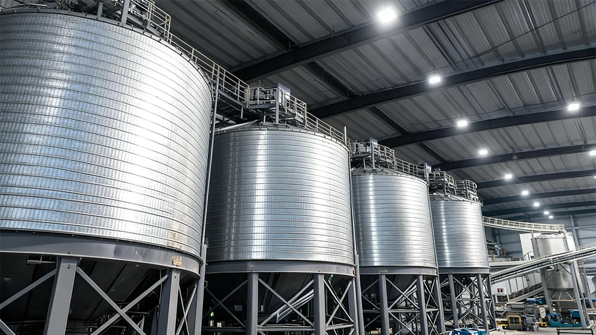 EPC Solutions for Wood Pellet Steel Silo Storage Systems