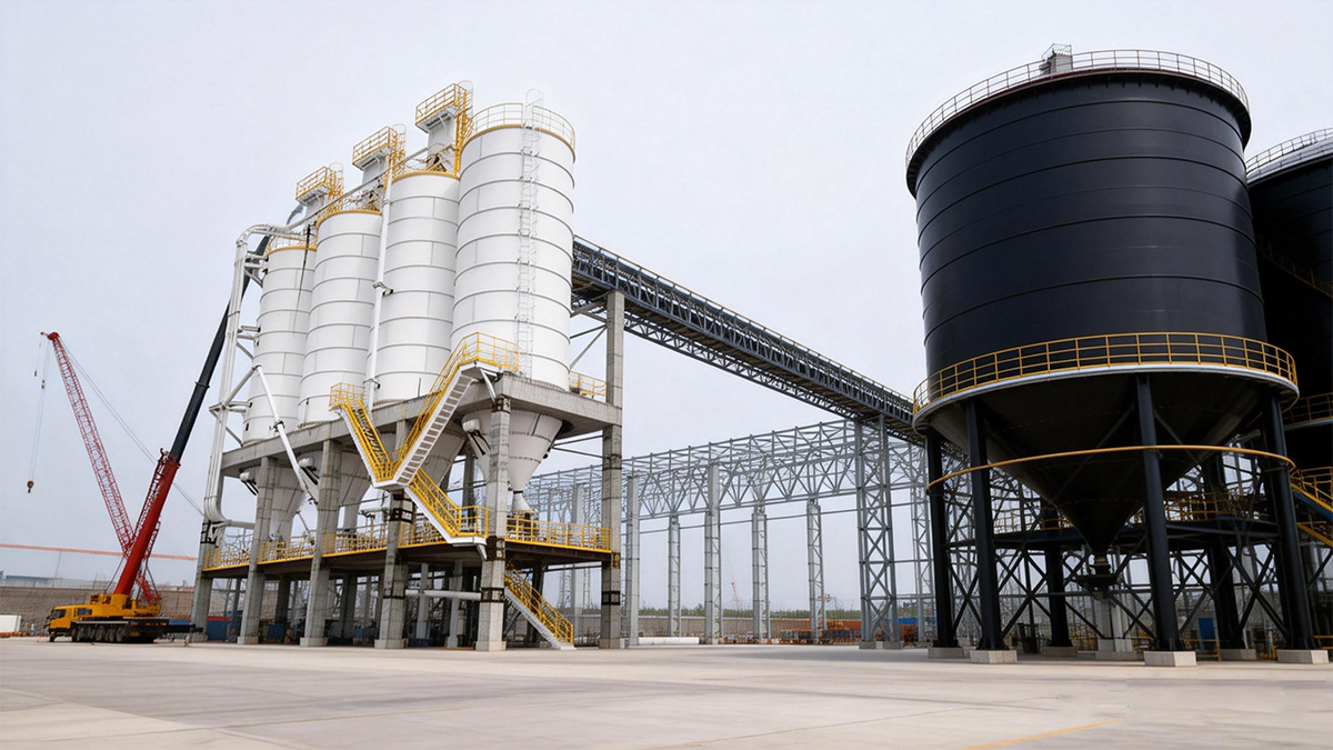 Key Design Considerations for Large Fly Ash Steel Silos