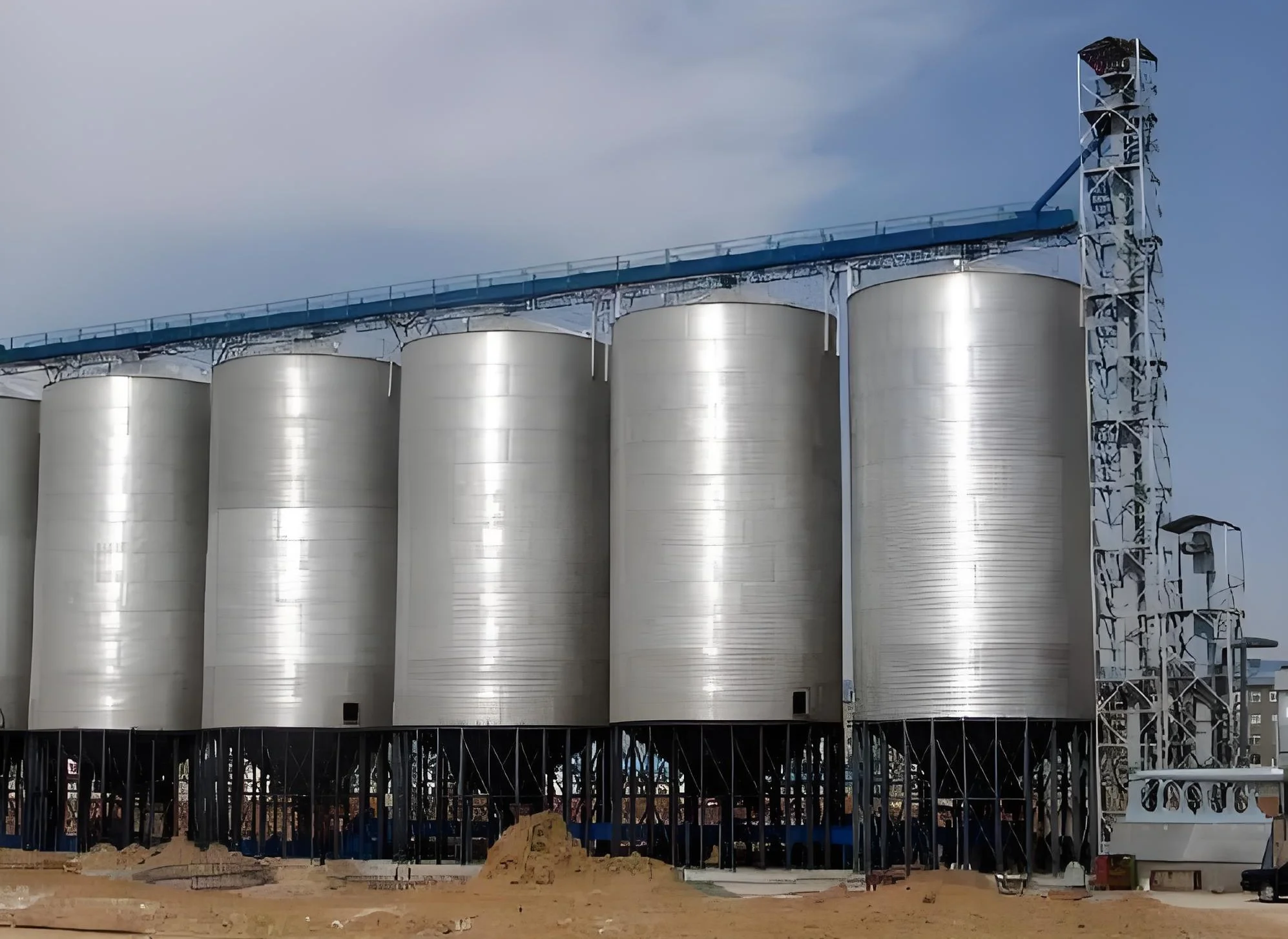 Silo de polvo de escoria