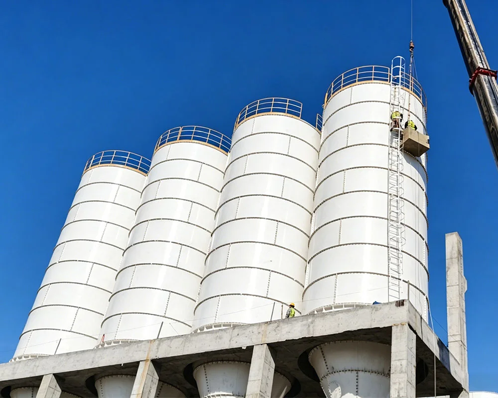 Ultrafine Calcium Carbonate Grinding and Silo Storage