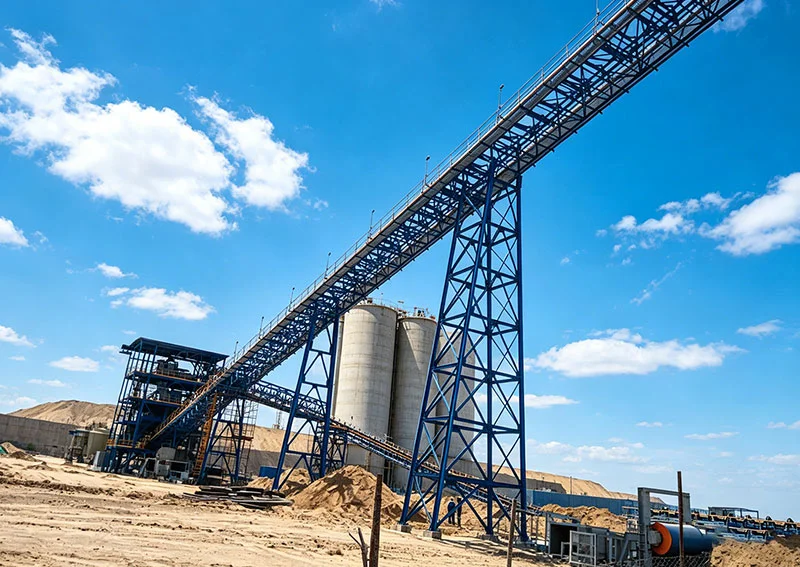 Bulk material conveying systems