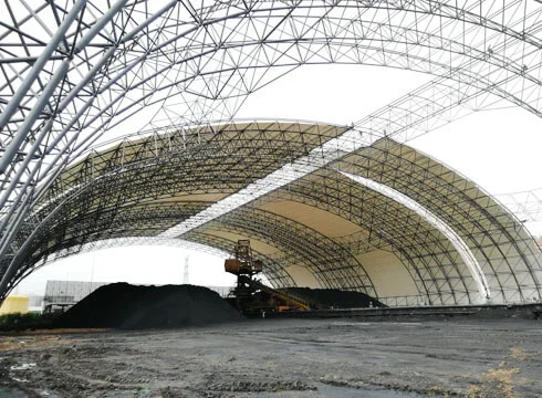 Steel Storage Shed for Bulk Material Storage
