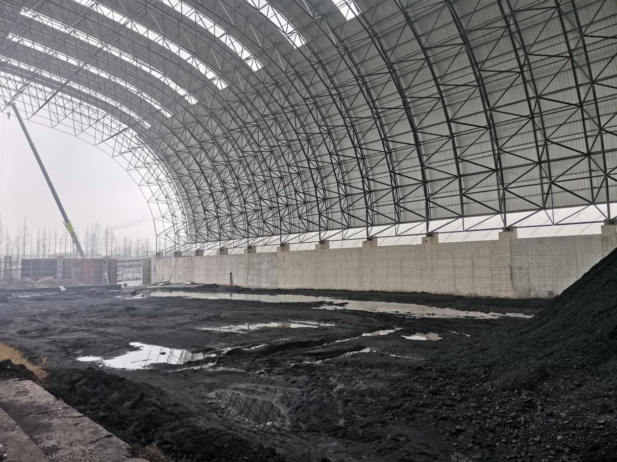 Steel Storage Shed for Bulk Material Storage